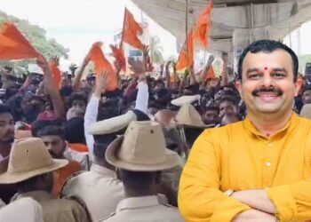 maddur Ganesh festival Lathi Charge