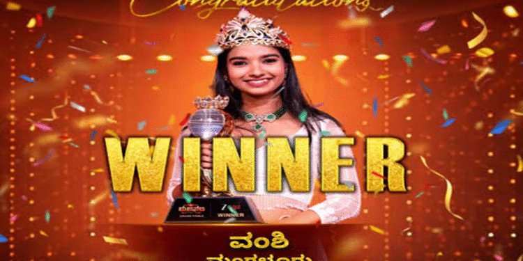 Mahanati: Vamshi Ratnakumar from Mangalore wins the golden crown of Mahanati Season 2