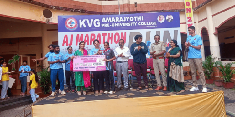 Marathon competition held in Sullia: 'Running for health'