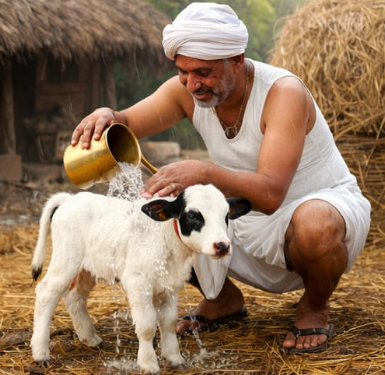 The story of how Ranganna's jealousy disappeared due to a small cow