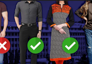Government employees must wear decent clothes when going to office.