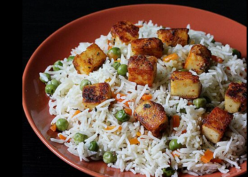 'Paneer' rice for kids' lunch boxes