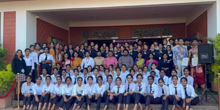 A captivating ramp walk by the Fashion Design Department of Akshaya Degree College