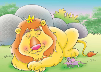 Children Story: The story of the lion and the little mouse!