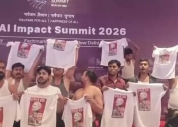 AI ಸಮಿಟ್‌ನಲ್ಲಿ ಯುವ ಕಾಂಗ್ರೆಸ್ ಪ್ರತಿಭಟನೆ : ದೊಡ್ಡ ಸಂಚಿನ ಭಾಗವಾಗಿರಬಹುದೇ ?
