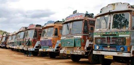 ಆನ್ಲೈನ್ ದಂಡ ವ್ಯವಸ್ಥೆ ರದ್ದುಗೊಳಿಸಬೇಕು : ಲಾರಿ ಮಾಲೀಕರ ಒತ್ತಾಯ