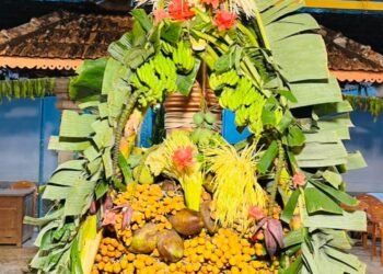 ಬಂದಾರು-ಕುರಾಯ ಶ್ರೀ ಸದಾಶಿವ ದೇವರ ವಾರ್ಷಿಕ ಜಾತ್ರೋತ್ಸವ ಪ್ರಯುಕ್ತ  ಗೊನೆ ಮುಹೂರ್ತ, ತೋರಣ ಮುಹೂರ್ತ, ಧ್ವಜಾರೋಹಣ