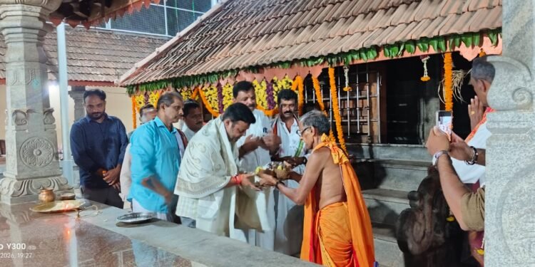 ಕುರಾಯ ಶ್ರೀ ಸದಾಶಿವ ದೇವರ ವಾರ್ಷಿಕ ಜಾತ್ರೋತ್ಸವಕ್ಕೆ ಬೆಳ್ತಂಗಡಿ ಶಾಸಕ ಹರೀಶ್ ಪೂಂಜ ಭೇಟಿ