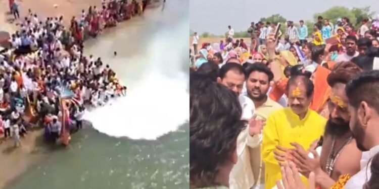 ನರ್ಮದಾ ನದಿಗೆ 11,000 ಲೀಟರ್ ಹಾಲು ಸುರಿದ ಘಟನೆ : ಪರಿಸರ ತಜ್ಞರಿಗೆ ಆತಂಕ