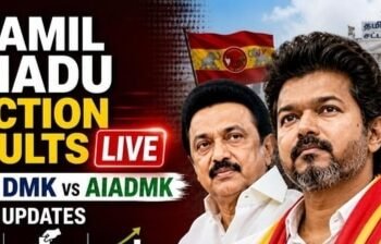 ತಮಿಳುನಾಡು ಚುನಾವಣೆ : ವಿಜಯ್ ಪಕ್ಷ 130ಕ್ಕೂ ಹೆಚ್ಚು ಕ್ಷೇತ್ರಗಳಲ್ಲಿ ಮುನ್ನಡೆ