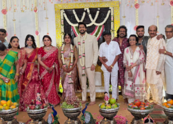 Wedding celebration in the real star family