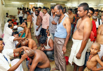 Tirupati: 12.43 lakh devotees offer hair offerings in May