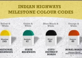 Color of the Milestone: The Silent Language of Road Markers