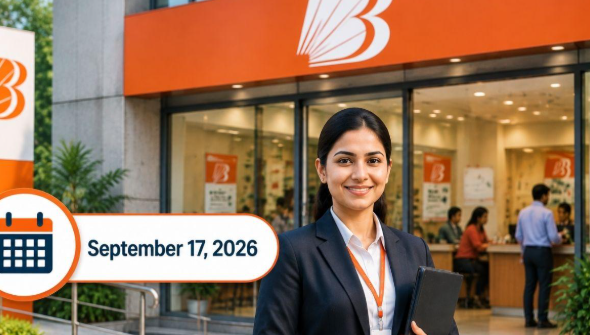 Recruitment for 2,482 posts at Bank of Baroda: September 17 is the last day.
