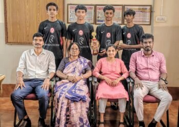 KVG Amarajyothi Secures Second Place in Taluk-Level Shuttle Badminton