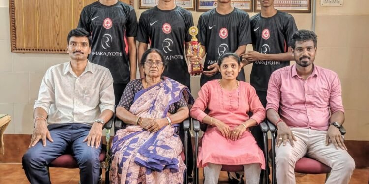 KVG Amarajyothi Secures Second Place in Taluk-Level Shuttle Badminton