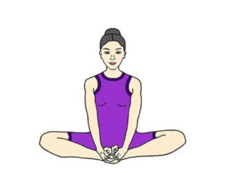 Need comfort during your period? Try Baddha Konasana.